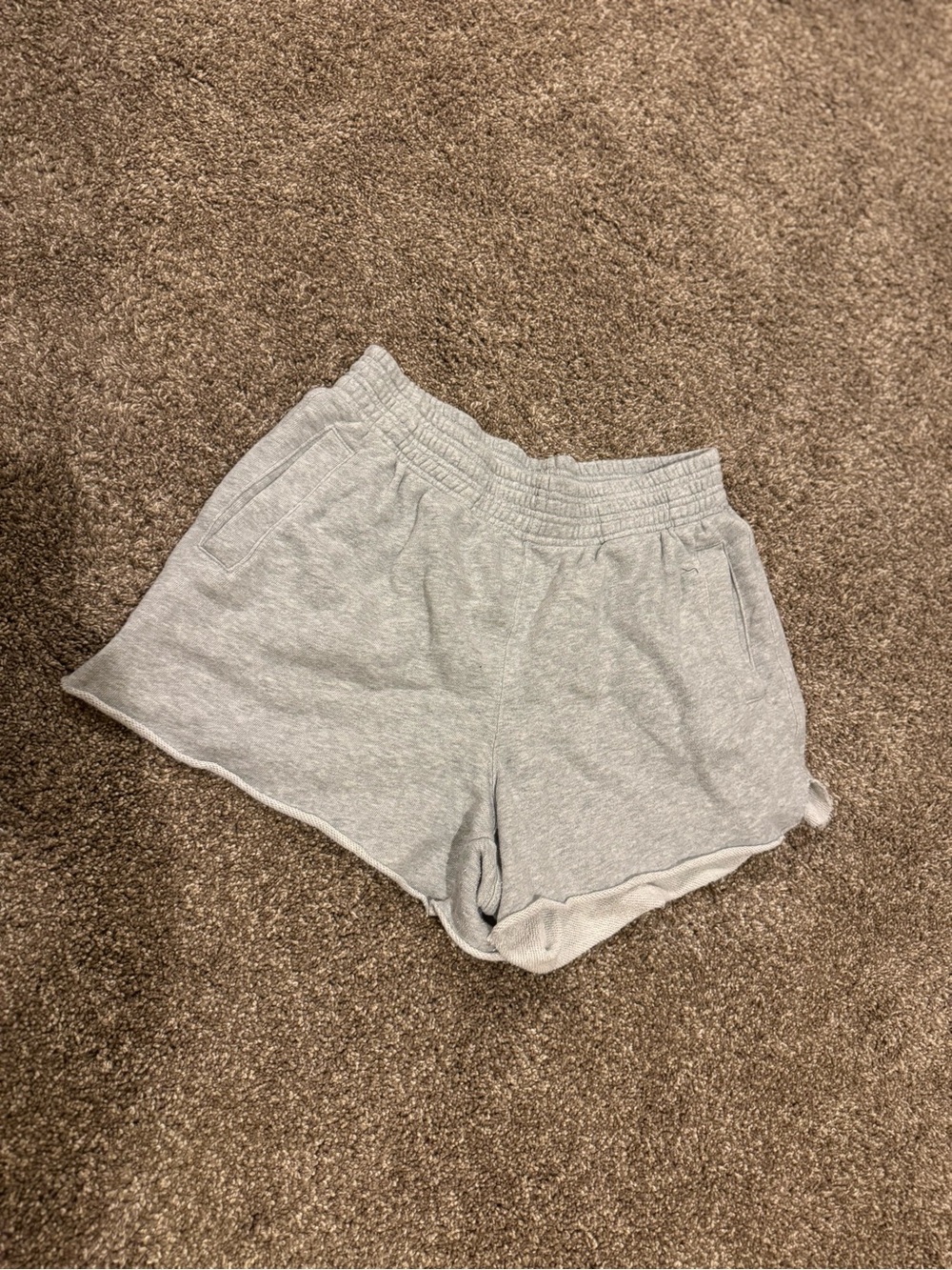 aerie Light Gray Athletic Lounge Shorts